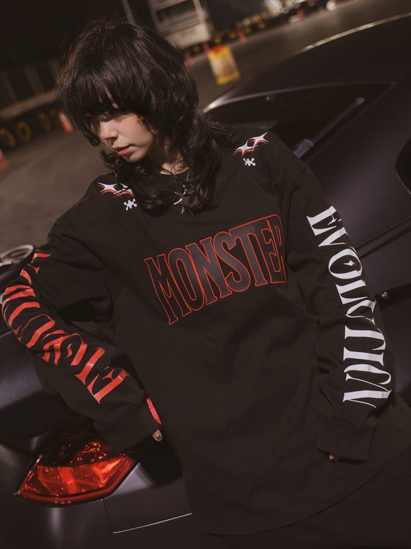 WILDSOUL “Monster Evolution” 320gsm Heavyweight Long Sleeve Crewneck